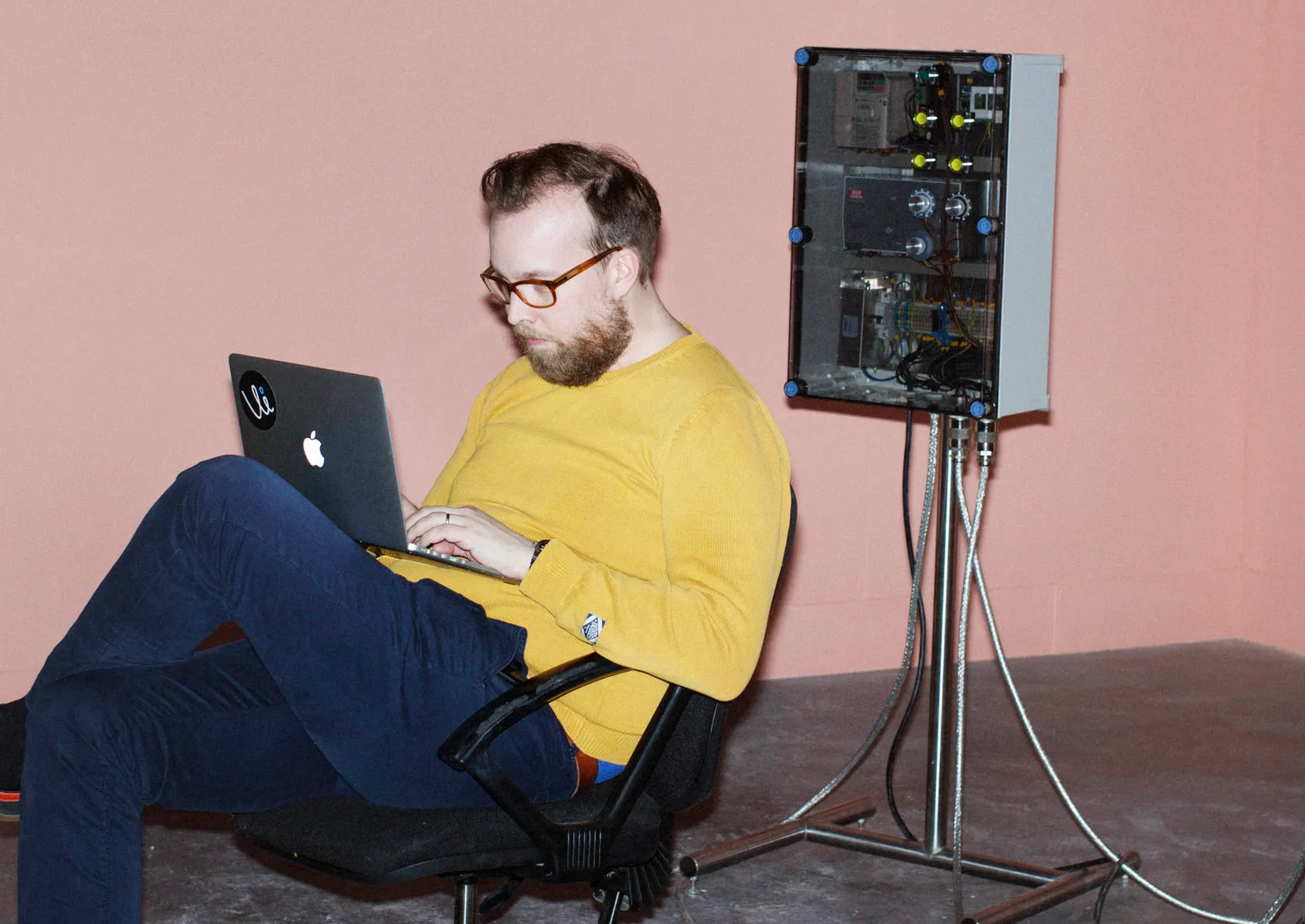 Jakob Öhman at work