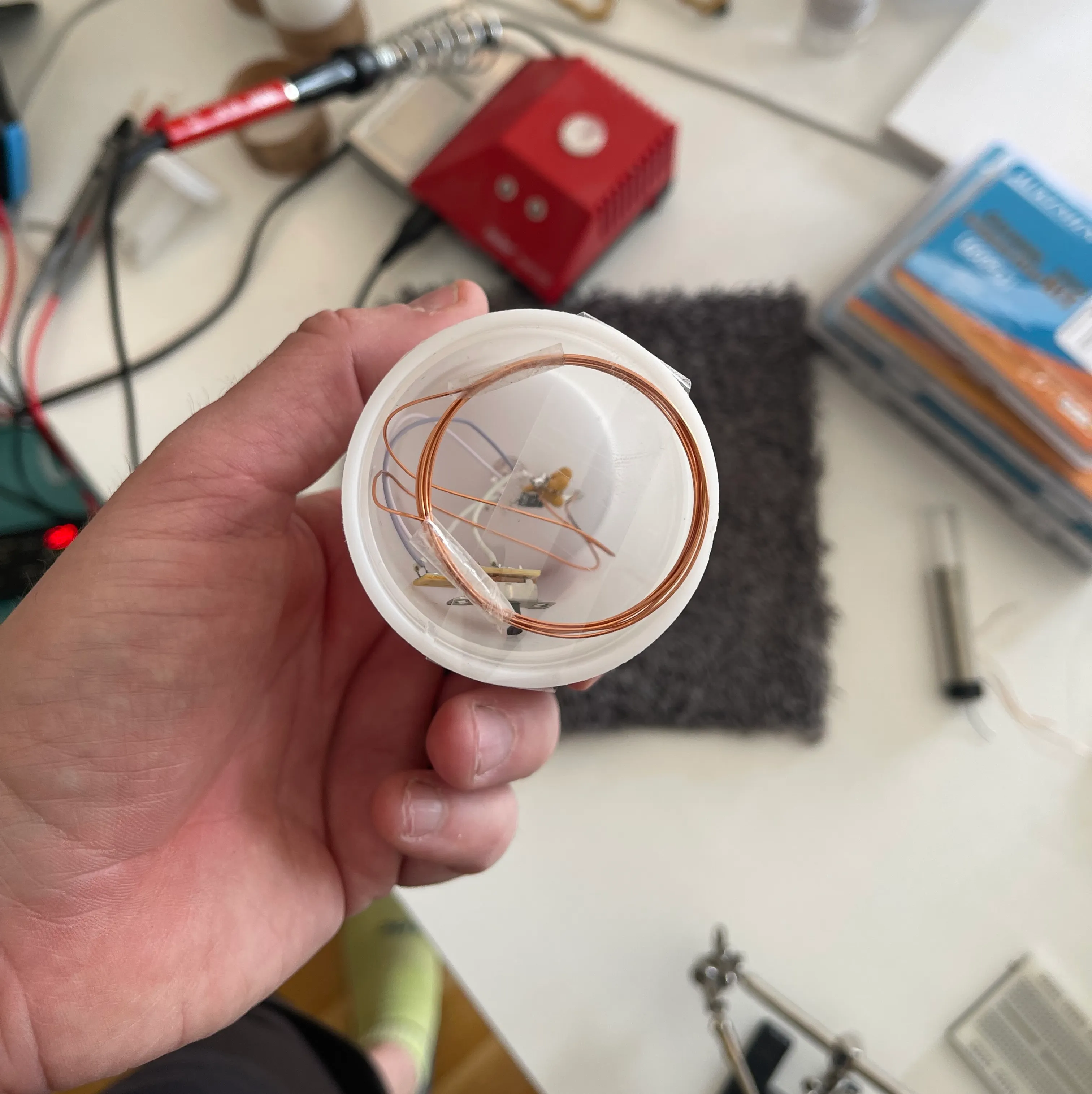 Candle coil prototype